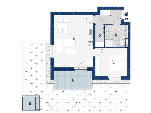 geförderte Gartenwohnung | Junges Wohnen | Haus 2 | Top 3