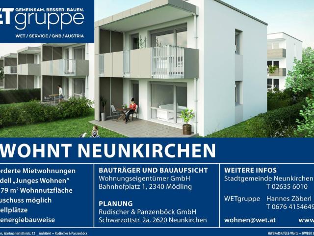 geförderte Gartenwohnung | Terrasse