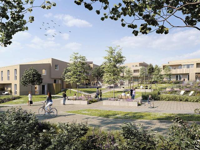 Geförderte kompakt geschnittene 3 Zimmer Wohnung mit Garten 4/5