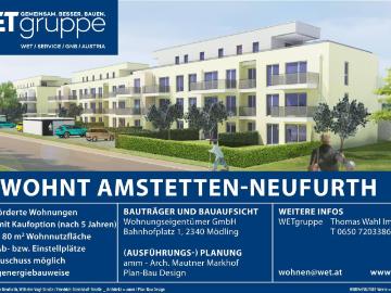 Fertigstellung 3. Quartal 2027 | geförderte Wohnung mit Balkon | Miete mit Kaufoption | 2. OG