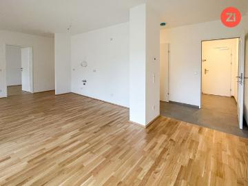 Geförderte 2 Zimmer Wohnung mit Tiefgaragenparkplatz und Loggia in Gallspach. Erstbezug!