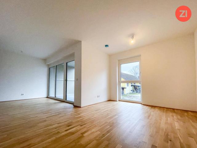 Geförderte 2 Zimmer Wohnung mit Tiefgaragenparkplatz und Loggia in Gallspach. Erstbezug!