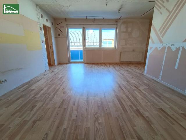 Geförderte 3 Zimmer Wohnung mit großem Balkon! Unbefristet! Mietfreistellung gegen Selbstsanierung!