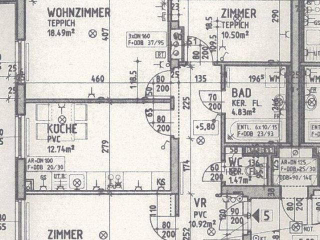 Geförderte 3 Zimmerwohnung