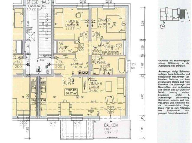 Geförderte 3 Zimmerwohnung