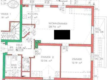 Geförderte 3 Zimmerwohnung