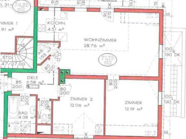 Geförderte 3 Zimmerwohnung