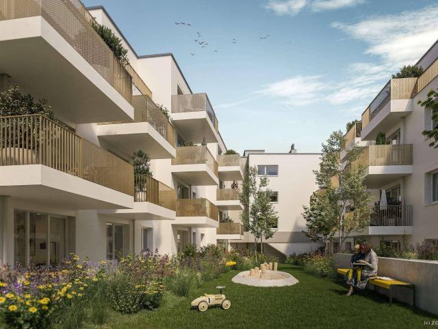 Geförderte 3 Zimmerwohnung mit großer Terrasse Neubau