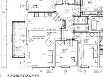 Geförderte 4 Zimmer Mietwohnung mit Kaufoption | ca. 85 m² | 2. Etage | Loggia