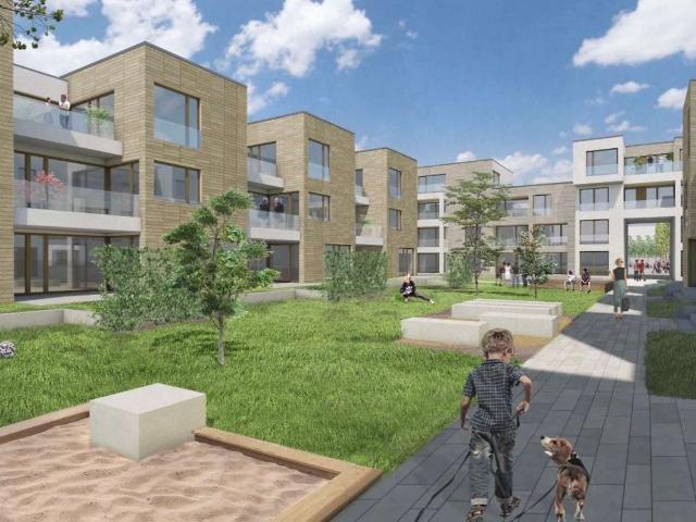 Gefördertes Wohnen in Top Lage mit Stadtwohnschein III: 2 Zimmer Neubauwohnung in Augsburg Pfersee
