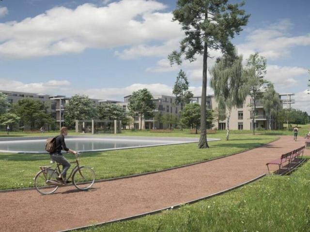 Gehoben Wohnen mit Sicht über den grossen Park des Ziegelei Quartiers E 1.2