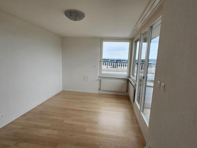Gekühlte moderne 3.5 Zimmer Attikawohnung mit Blick über Stadt