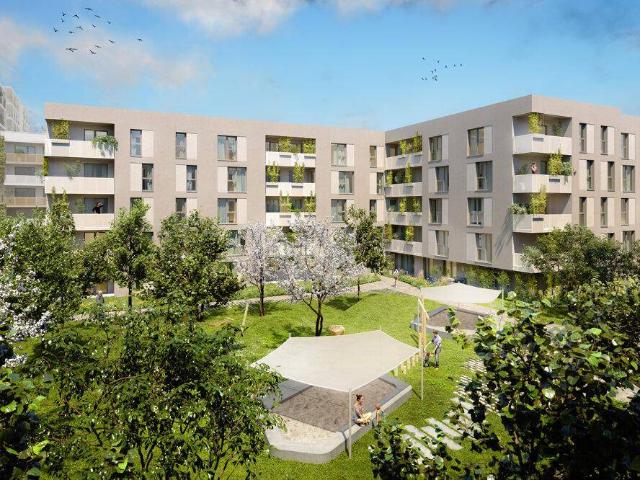 Gelber Hof Dachgeschoßwohnung Gefördertes Eigentum, 2 Zimmer Wohnung, ohne Tiefgaragenstellplatz