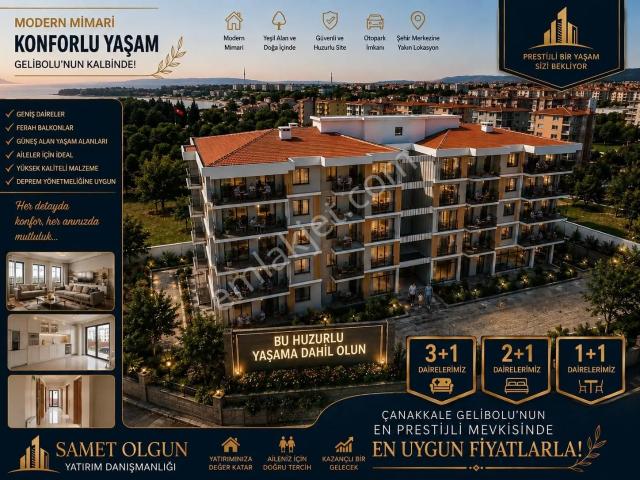 Gelibolu'nun En Prestijli Projesinden 3+1 Satılık Daire