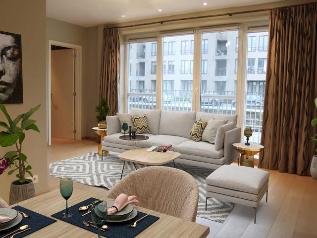 Gelijkvloers 2 slaapkamer appartement langs de Dijle