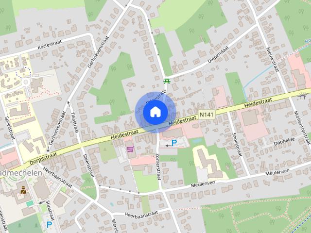 Gelijkvloers app. te huur in Kwaadmechelen voor € 890 met 2 slaapkamers