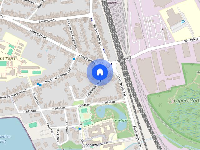 Gelijkvloers app. te huur in Sint Michiels voor € 790 met 1 slaapkamer