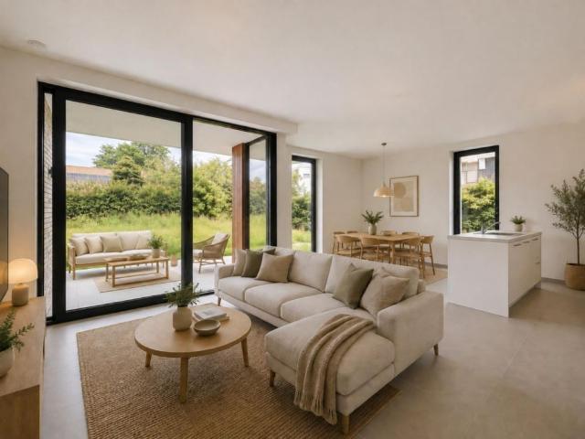 Gelijkvloers appartement te huur in Lochristi