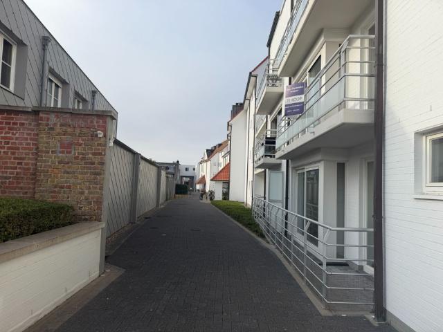 Gelijkvloersappartement met twee slaapkamers en terrasje dichtbij het centrum van Blankenberge