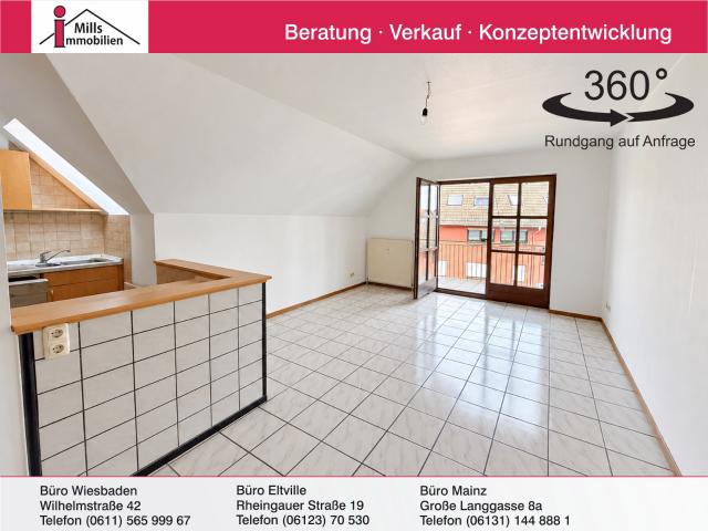 Gepflegte 3 ZKB Wohnung mit Balkon in ruhiger Lage von Hallgarten
