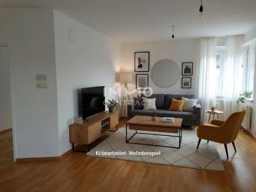 Gepflegte 3 Zimmer Wohnung im 1. Obergeschoss, St.Georgen/Leys förderbar
