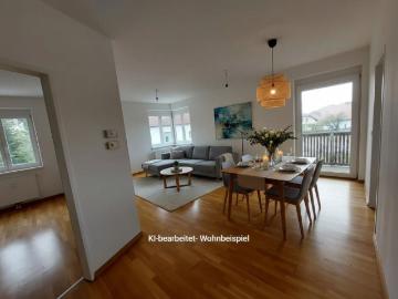 Gepflegte 3 Zimmer Wohnung im 1. Obergeschoss, St.Georgen/Leys förderbar