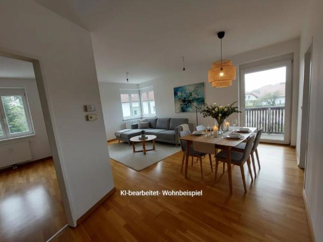 Gepflegte 3 Zimmer Wohnung im 1. Obergeschoss, St.Georgen/Leys förderbar