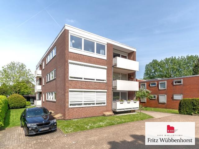 Gepflegte 3 Zimmer Wohnung in zentraler Lage mit Garage