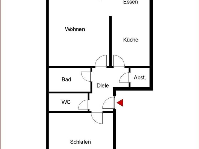 Gepflegte 2 1/2 Zimmer Wohnung mit Balkon und PKW Stellplatz!