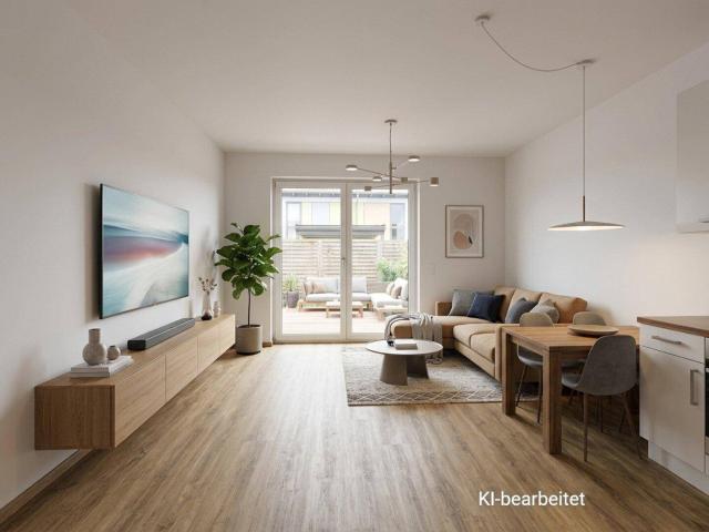 Gepflegte 2 Zimmerwohnung mit Garten, Terrasse & Stellplatz