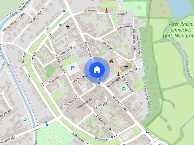 Gepflegte 2 Zimmer Altbauwohnung mit Garten