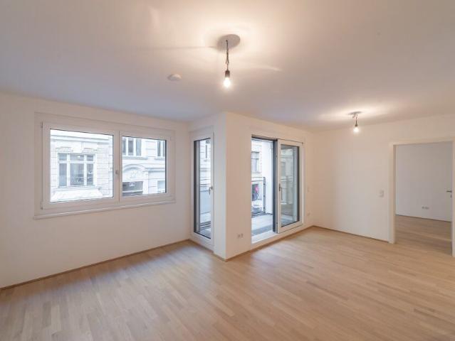 Gepflegte 2 Zimmer Neubaumiete mit Loggia, Einbauküche und Lift – ab 01.01.2027