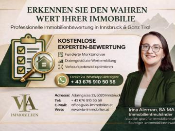 Gepflegte 2 Zimmer Wohnung mit ca. 60 m² Wohnfläche und verglastem Balkon in Pradl