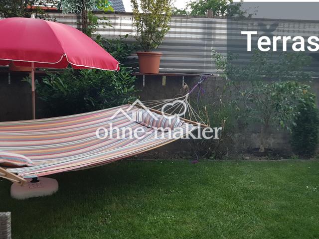 Gepflegte 2 Zimmer Terrassenwohnung vermietet in Bodenheim. Provisionfrei direkt vom Eigentümer