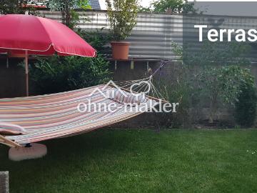 Gepflegte 2 Zimmer Terrassenwohnung vermietet in Bodenheim. Provisionfrei direkt vom Eigentümer