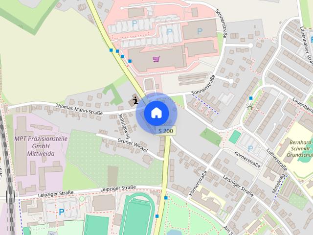 Gepflegte 2 Raum Wohnung mit Erker in Uni Nähe, sofort verfügbar