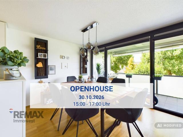 Gepflegte 4 Zimmer Wohnung mit Westbalkon und Tiefgaragenplatz in Feldkirch Altenstadt