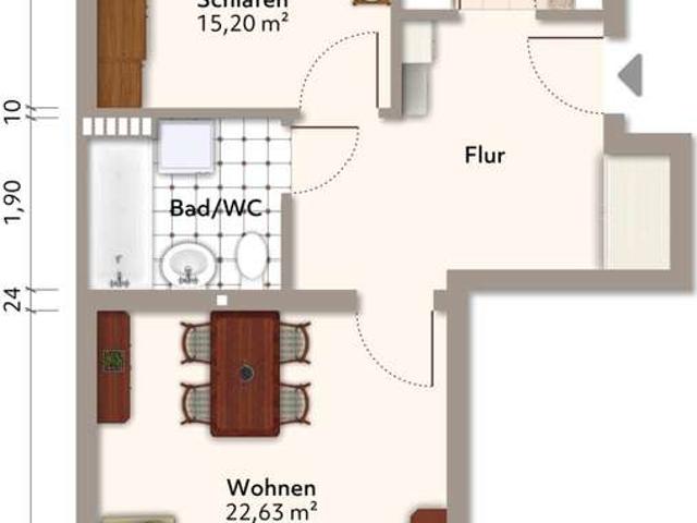 Gepflegte Eigentumswohnung mit Loggia, Aufzug & Stellplatz