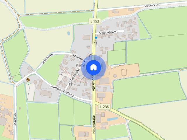 Gepflegte Erdgeschosswohnung mit Terrasse und Garten bei Wöhrden, Kreis Dithmarschen