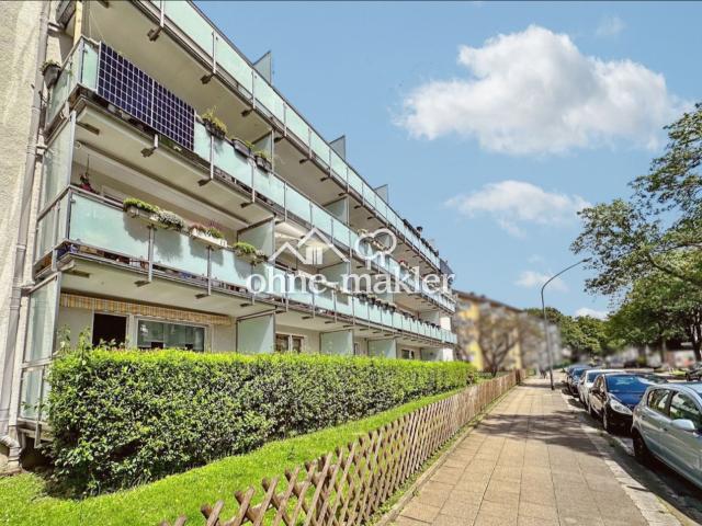 Gepflegte, helle 3,5 Zimmer Wohnung mit Balkon, Aufzug & Grünblick am Gervinuspark