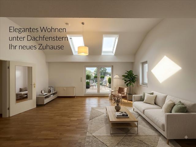Gepflegte Maisonette Wohnung mit Dachteile/Balkon & Garagenstellplatz in Fürstenwalde