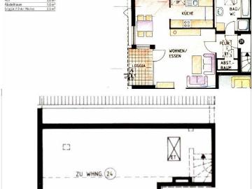 Gepflegte Maisonettewohnung mit Loggia und Tiefgarage