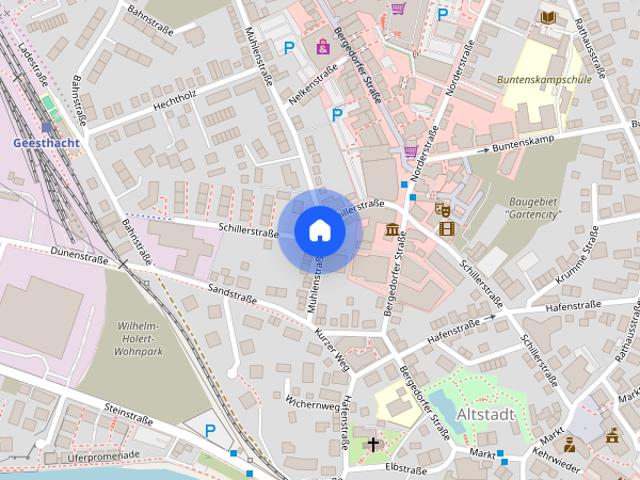Gepflegte Wohnung im Hochparterre zur Miete mit Balkon in Geesthacht Wentzel Dr