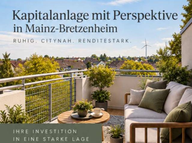 Gepflegte Wohnung in Mainz Bretzenheim Renditestark, citynah, solide vermietet
