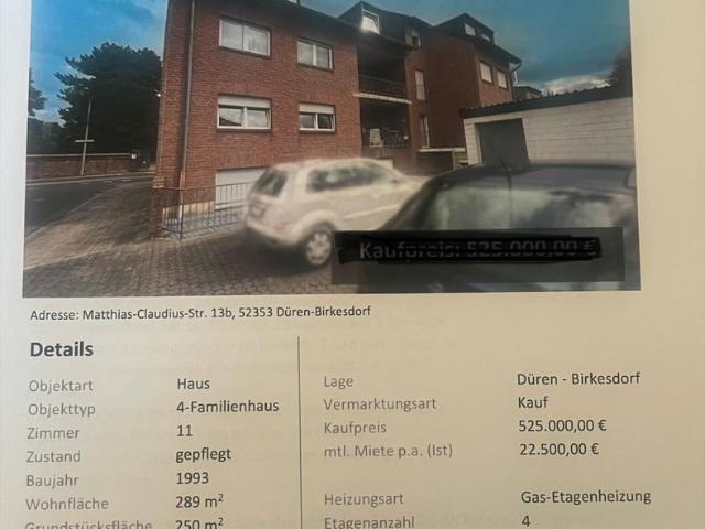 Gepflegtes Mehrfamilienhaus sehr gut vermietet!