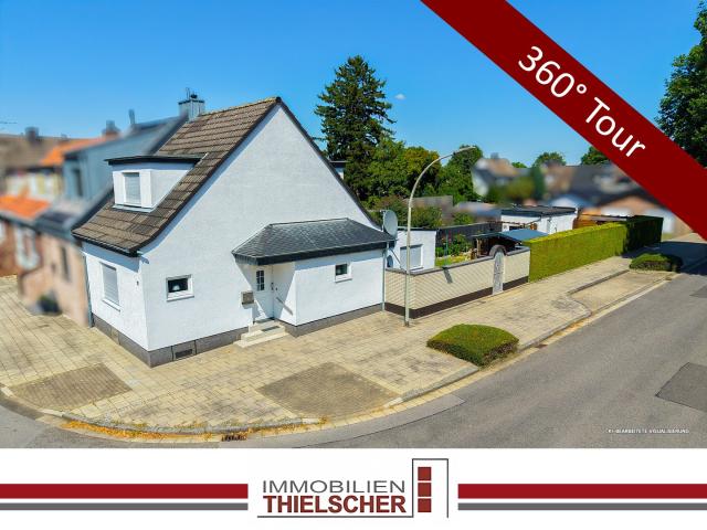 Gepflegtes Einfamilienhaus auf attraktivem Zweifrontengrundstück mit Garten und Garage