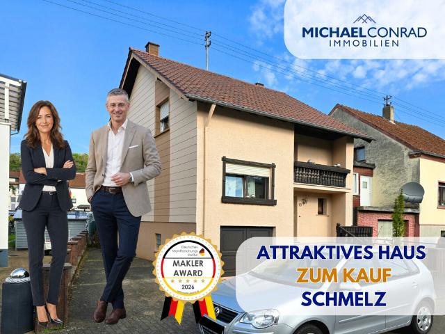 Gepflegtes Einfamilienhaus im Zentrum von Schmelz zum Kauf