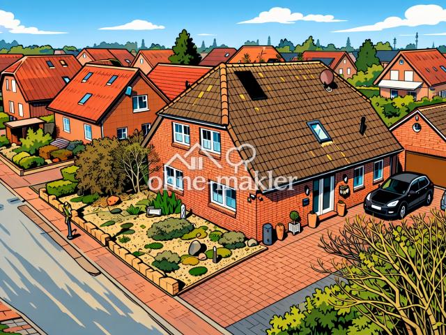 Gepflegtes Einfamilienhaus mit 160 m², 797 m² Grundstück & neuer Bosch Gasheizung – provisionsfrei