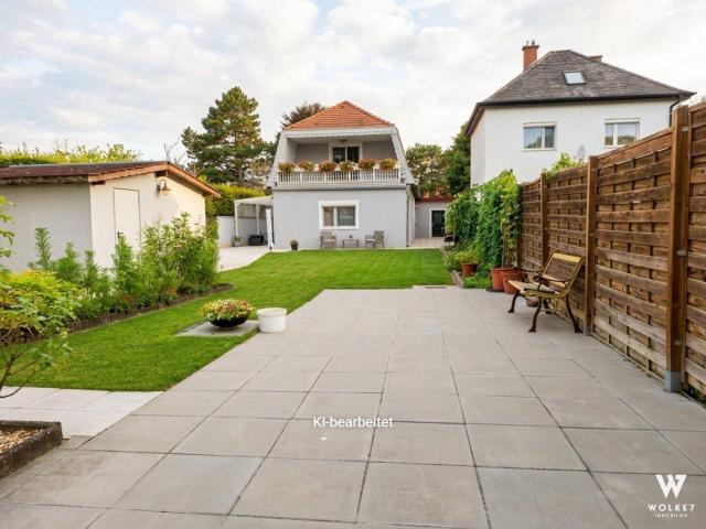 Gepflegtes Einfamilienhaus mit großem Garten und Grünblick in einer sehr ruhigen Umgebung in 1220 Wien