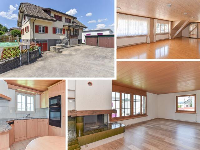Gepflegtes Zweifamilienhaus mit vielen Parkplätzen an bevorzugter Lage